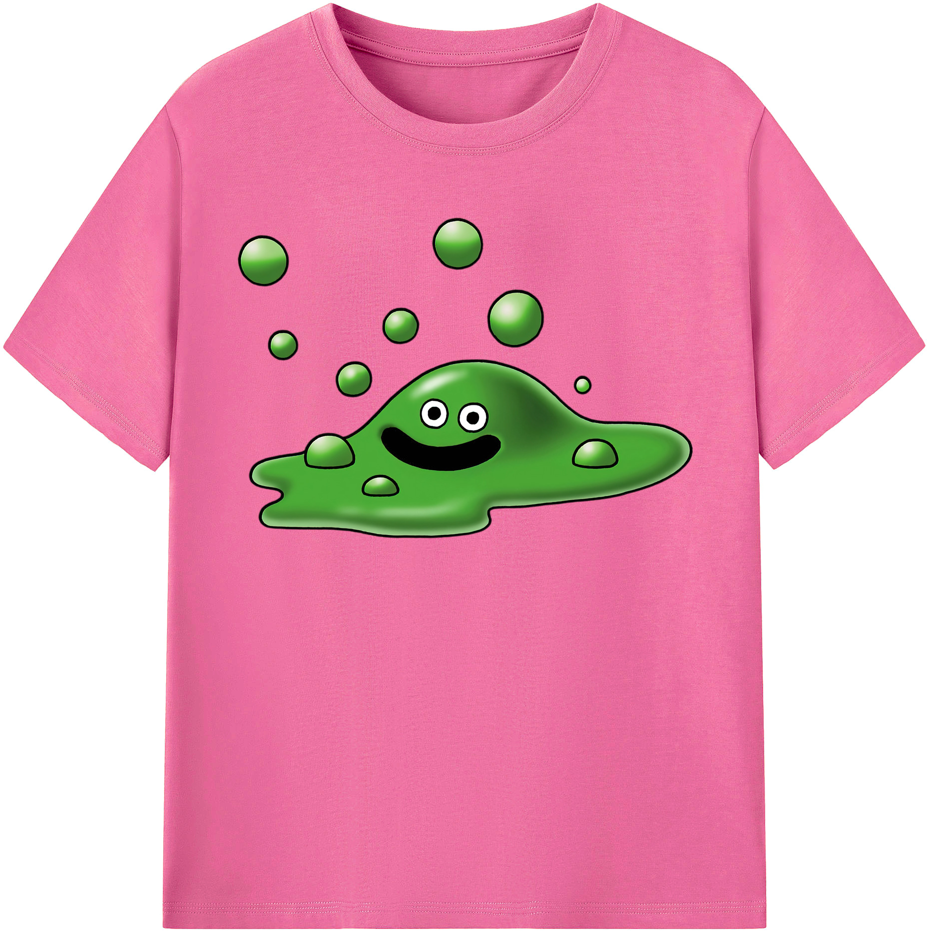 （画像用） ドラゴンクエスト Doragon Kuesuto Dragon Quest レディースカジュアルプリントTシャツ（綿100％）